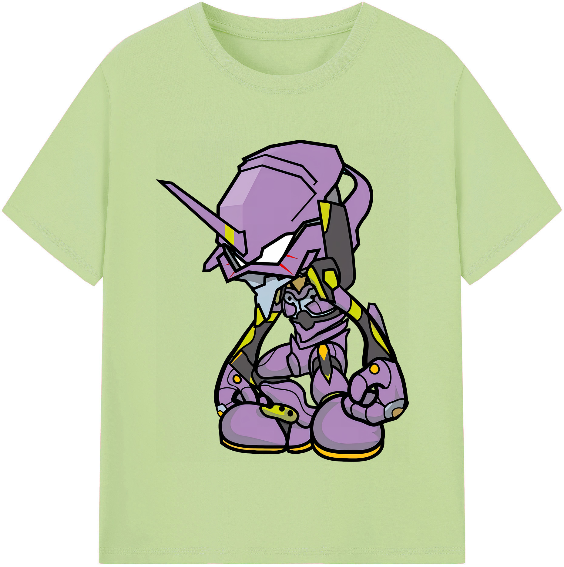 （画像用） EVA 新世紀エヴァンゲリオン 綿100％半袖Tシャツ（フロントプリント）